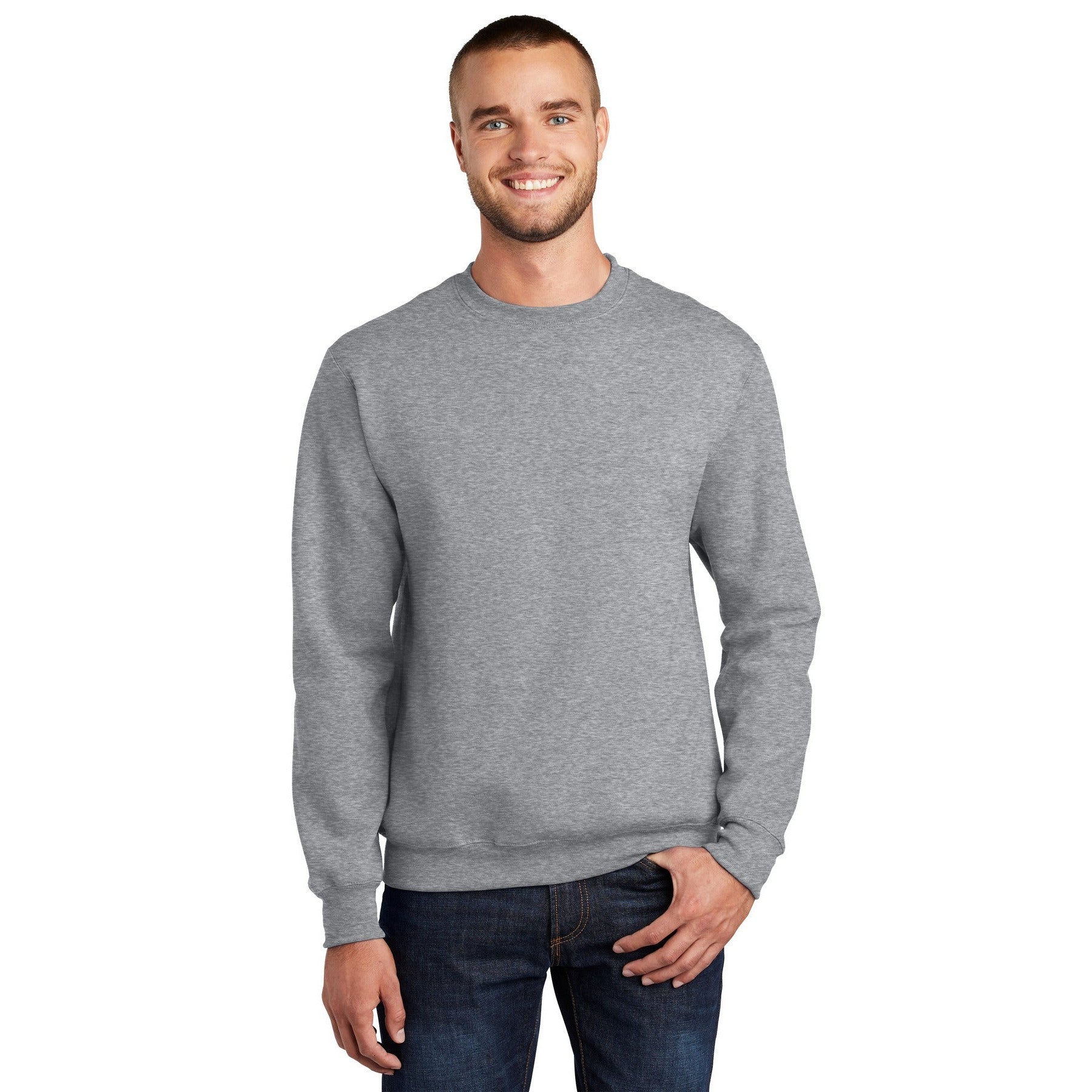 Port & Company-Port & Company® - Essential Fleece Crewneck Sweatshirt. PC90-MedTech-2